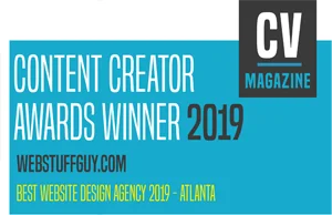 CV Magazine Content Creator Awards 2019 winner: Best Website Design Agency, Atlanta