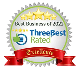 ThreeBest Rated: Best Business of 2022, Excellence award